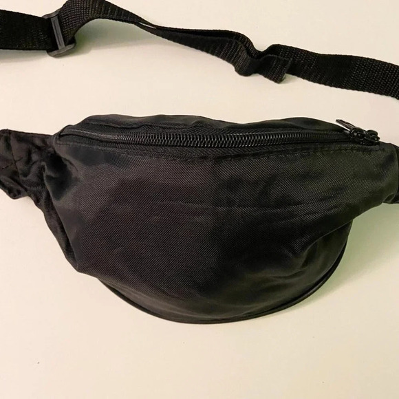 Vintage Debco Black Front Zippered Pocket Fanny Waist Pack - Picture 3 of 12